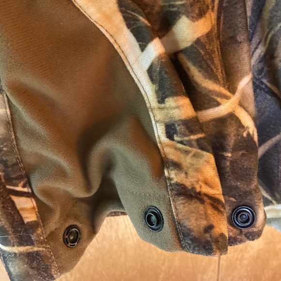 Vintage Camo Pants by Mad Dog Gear Unisex Size Medium with ankle snaps - Picture 6 of 7